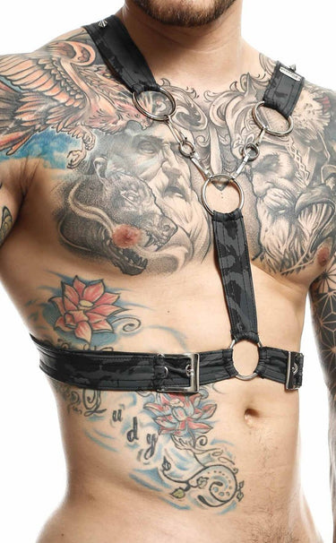 DNGEON Cross Chain Harness Final Sale-DMBL09-Midnight-OS-2