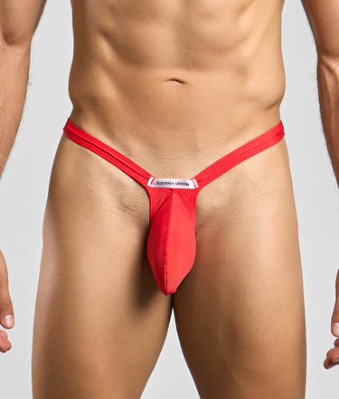 Justin + Simon Bulge Thong-XSJBU02-Red-S-32