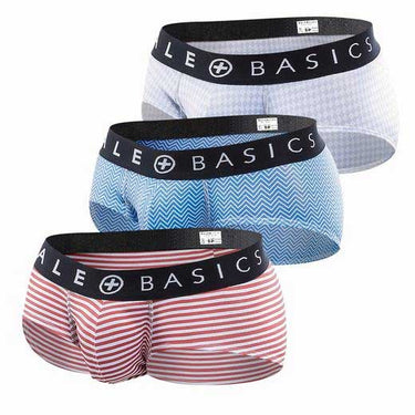 MaleBasics Mens Brief 3 - Pack New - MBT03 - BlackW - S - 2