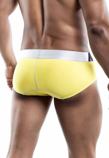 Malebasics Men's Sports Performance Hip Brief - MBM03 - Orange - S - 2
