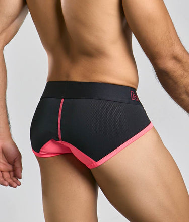 MaleBasics Neon Brief-MBN03-Coral-S-2