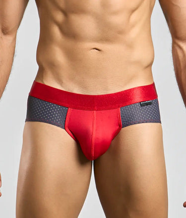 MaleBasics Spot Brief-Red - MBS01-Gray-S-1