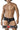 Mens 3PK Autralian Latin Trunks Clever 229947 - Clever_229947_Black - Red - Blue_S - 1