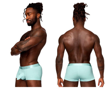 Mens Easy Breezy Mini Short with Sleeve Male Power 129 - 281 - Male Power_129 - 281_Aqua_S - 1