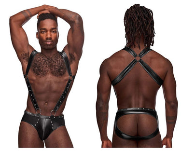 Mens Fetish Uranus Jockstrap Male Power PAK - 154 - Male Power_PAK - 154_Black_S/M - 2