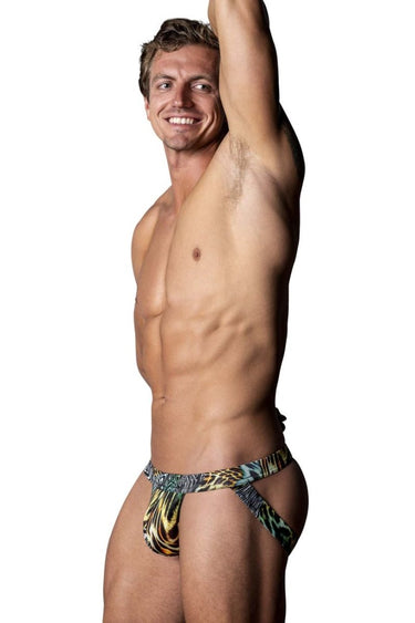 Mens Go Wild Sport Jock Male Power 392 - 295 - Male Power_392 - 295_Multi Animal_S/M - 1