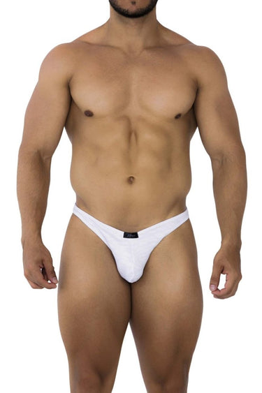 Mens Jacquard Bikini Xtremen 91201 - Xtremen_91201_White_S - 1