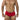 Mens Jacquard Trunks Xtremen 91190 - Xtremen_91190_Red_S - 1