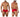 Trunk - Mens Jacquard Trunks Xtremen 91190 - S - Red - Xtremen_91190_Red_S - Xtremen - 2