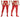 Mens Lace Garter - Jockstrap Outfit CandyMan 99550 - CandyMan_99550_Red_S/M - 2