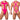 Mens Mesh Bodysuit CandyMan 99643 - CandyMan_99643_Hot Pink_S/M - 2