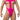 Mens Mesh Bodysuit CandyMan 99643 - CandyMan_99643_Hot Pink_S/M - 1