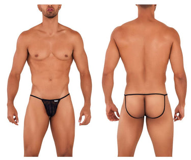 Mens Micro Lace Jockstrap CandyMan 99709 - CandyMan_99709_Black_S/M - 2