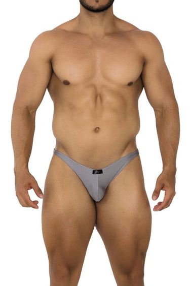 Mens Microfiber Bikini Xtremen 91179 - Xtremen_91179_Silver_S - 1