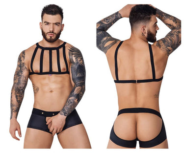 Mens PIK Hard Harness Jockstrap Pikante 1086 - Pikante_1086_Black_S - 2