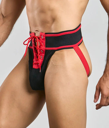 MOB Football Jockstrap-MBL102-Red-S-2