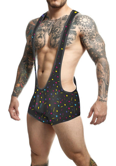 Singlet - MOB Singlet OUT - Black Confetti - S - MBL64 - BlackConfetti - S - MOB Eroticwear - 17