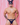 Smiling male model wearing black bunny mask and studded black jockstrap from the Men's Bondage Wear collection.