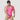 Male model wearing hot pink sheer bodysuit with cutout pouch from the Men's Sexy Bodysuit collection.