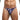 Mens patterned underwear on a white background