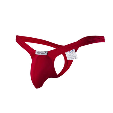 Joe Snyder Polyester Bulge Tanga - JSBUL02 - PolRed - M - 3