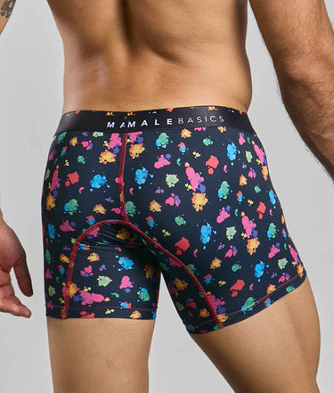 Malebasics Boxer Brief Hipster Black Splash-MB202-BlackSplash-S-2