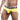 Malebasics Men's Sports Performance Hip Brief - MBM03 - Yellow - XL - 17
