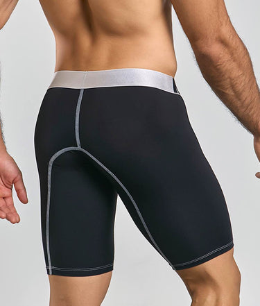 MaleBasics Microfiber Athletic Boxer-MBM04-Black-L-2