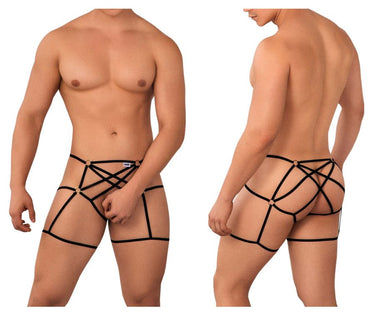 Mens Cage Jockstrap CandyMan 99646 - CandyMan_99646_Black_S/M - 2