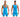 Mens Fighter Bodysuit JOR 2216 - JOR_2216_Turquoise_S - 2