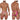 Mens Garter Jock Two Piece Set CandyMan 99687 - CandyMan_99687_Beige - Neon_S/M - 2