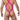 Mens Mesh Bodysuit CandyMan 99643 - CandyMan_99643_Hot Pink_S/M - 3