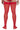 Thigh Highs - Mens Mesh Thigh Highs CandyMan 99533 - Only Size - Red - CandyMan_99533_Red_Only Size - CandyMan - 3