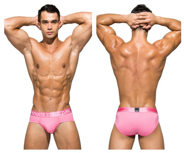 Brief - Mens Platinum Bamboo Contour Briefs Private Structure PBUZ3748 - S - Blush - Private Structure_PBUZ3748_Blush_S - Private Structure - 2