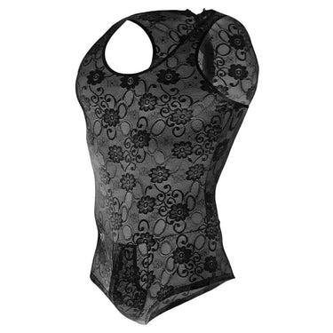MOB Men's Lace Bodysuit - MBL17 - Black - SM - 2