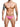 MOB Men's Lace Pouch Thong Final Sale-MBL10-HotPink-SM-1