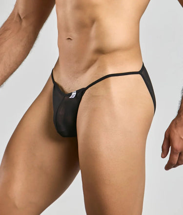 MOB Men's Sheer Bikini-MBL03-Black-SM-3